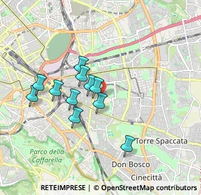 Mappa Borghetto di Via Labico, 00177 Roma RM, Italia (1.55)