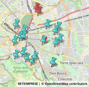 Mappa Borghetto di Via Labico, 00177 Roma RM, Italia (2.077)