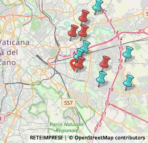 Mappa Via dei Gordiani, 00177 Roma RM, Italia (3.62545)