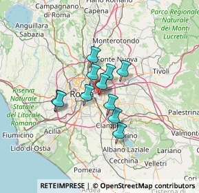 Mappa Via dei Gordiani, 00177 Roma RM, Italia (9.02636)