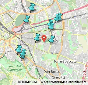 Mappa Via dei Gordiani, 00177 Roma RM, Italia (2.02357)