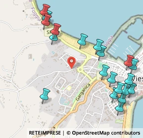 Mappa Via Mauro del Giudice, 71019 Vieste FG, Italia (0.6855)