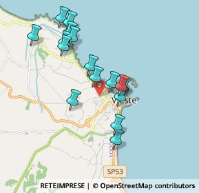 Mappa Via Mauro del Giudice, 71019 Vieste FG, Italia (1.81813)