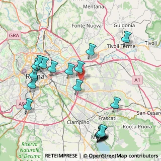 Mappa Via Prenestina Bis 141 GranRoma, 00155 Roma RM, Italia (10.5525)
