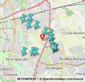 Mappa Centro Commerciale GranRoma, 00155 Roma RM, Italia (1.52786)