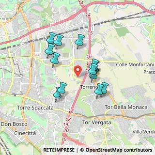 Mappa Via Prenestina Bis 141 GranRoma, 00155 Roma RM, Italia (1.55154)