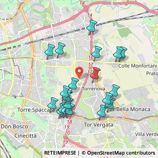 Mappa Via Prenestina Bis 141 GranRoma, 00155 Roma RM, Italia (2.099)