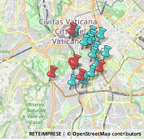Mappa Via Ottavilla, 00152 Roma RM, Italia (1.39056)