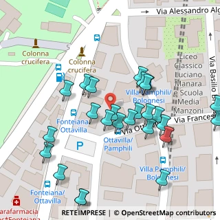 Mappa Via Ottavilla, 00152 Roma RM, Italia (0.05185)