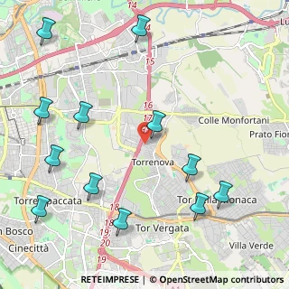 Mappa Via Cisternino, 00133 Roma RM, Italia (2.85417)