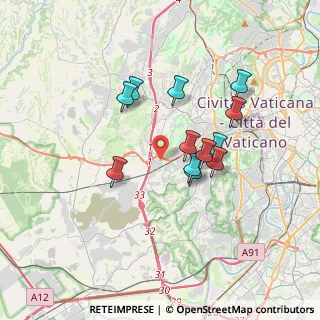 Mappa Via Licio Giorgieri, 00165 Roma RM, Italia (3.10583)