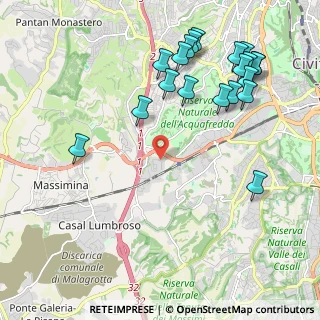Mappa Via Licio Giorgieri, 00165 Roma RM, Italia (2.631)