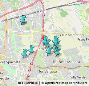 Mappa Via Capurso, 00133 Roma RM, Italia (1.51727)