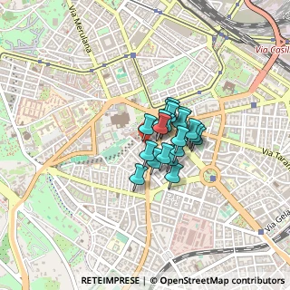 Mappa Via Fidene, 00183 Roma RM, Italia (0.241)