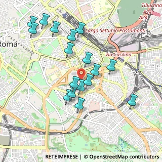 Mappa Via Fidene, 00183 Roma RM, Italia (0.98647)