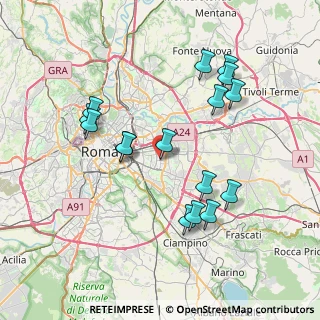 Mappa Via dei Noci, 00172 Roma RM, Italia (8.03375)