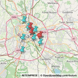 Mappa Via dei Noci, 00172 Roma RM, Italia (5.53)