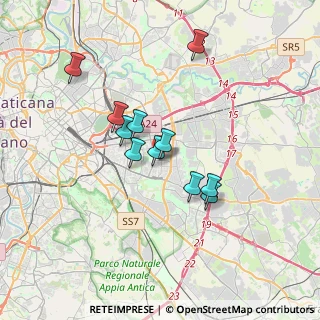 Mappa Via dei Noci, 00172 Roma RM, Italia (2.99545)