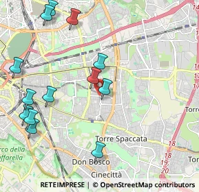 Mappa Via dei Noci, 00172 Roma RM, Italia (2.61308)