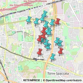 Mappa Via dei Noci, 00172 Roma RM, Italia (0.7445)