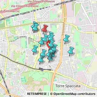 Mappa Via dei Noci, 00172 Roma RM, Italia (0.597)