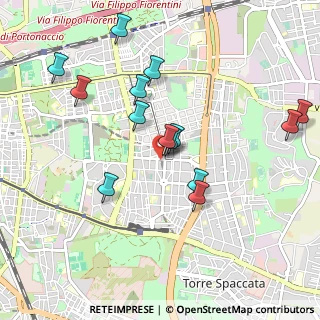 Mappa Via dei Noci, 00172 Roma RM, Italia (1.01357)