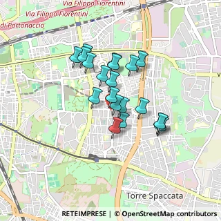 Mappa Via dei Noci, 00172 Roma RM, Italia (0.7035)