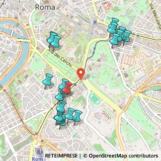 Mappa Piazza di Porta Capena, 00184 Roma RM, Italia (0.616)