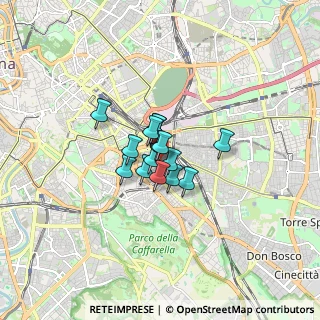 Mappa Via Montepulciano, 00182 Roma RM, Italia (0.86733)