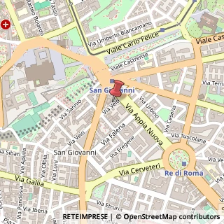 Mappa Via Veio, 6, 00183 Roma, Roma (Lazio)