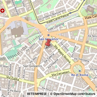 Mappa Via Veio, 41, 00183 Roma, Roma (Lazio)