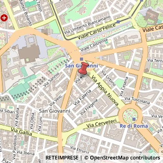 Mappa Via Veio, 35, 00183 Roma, Roma (Lazio)