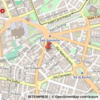 Mappa Via Ardea, 1, 00183 Roma, Roma (Lazio)