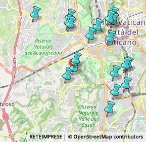 Mappa Via dei Gonzaga, 00164 Roma RM, Italia (2.43)