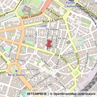 Mappa Via Taranto, 67, 00182 Roma, Roma (Lazio)