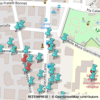 Mappa Via Giacinto Carini, 00152 Roma RM, Italia (0.07931)