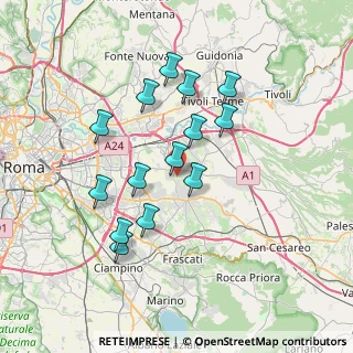 Mappa Via Alà dei Sardi, 00132 Roma RM, Italia (6.89286)
