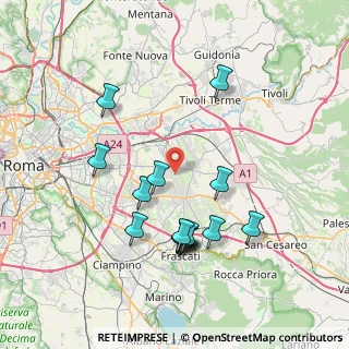 Mappa Via Alà dei Sardi, 00132 Roma RM, Italia (7.96067)