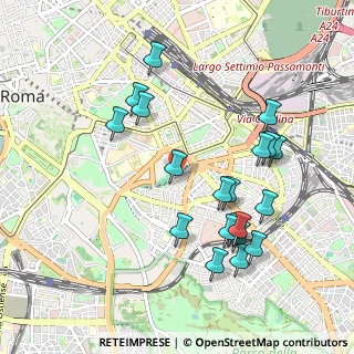 Mappa Via Sannio, 00183 Roma RM, Italia (1.0715)