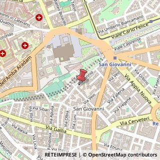 Mappa Via Sannio, 61, 00183 Roma, Roma (Lazio)