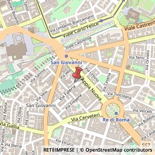 Mappa Via Faleria, 24, 00183 Roma, Roma (Lazio)
