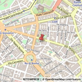 Mappa Via Conegliano, 13, 00182 Roma, Roma (Lazio)