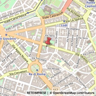 Mappa Via Conegliano, 8, 00182 Roma, Roma (Lazio)