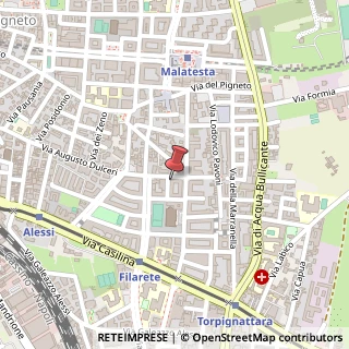 Mappa Via Amato Amati, 00176 Roma RM, Italia, 00176 Roma, Roma (Lazio)