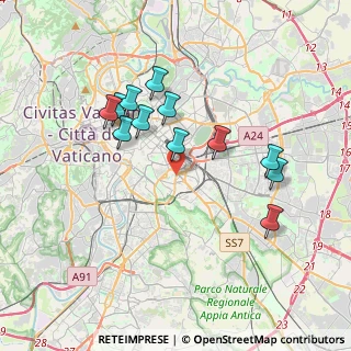 Mappa Via Corfinio, 00183 Roma RM, Italia (3.6)