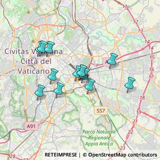 Mappa Via Taranto, 00182 Roma RM, Italia (3.06308)