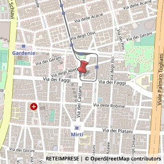 Mappa Via dei Castani,  136, 00172 Roma, Roma (Lazio)