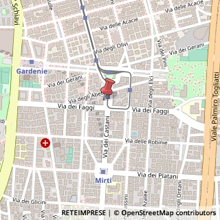 Mappa Via dei Castani, 183, 00172 Roma, Roma (Lazio)