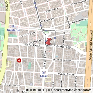 Mappa Via dei Castani, 126, 00172 Roma, Roma (Lazio)