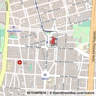 Mappa Via dei Faggi,  123, 00172 Roma, Roma (Lazio)